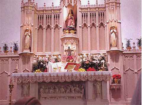High Altar at Easter